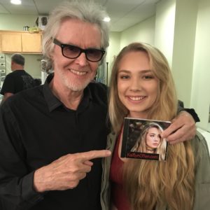 Back stage with Danny Hutton of Three Dog Night.